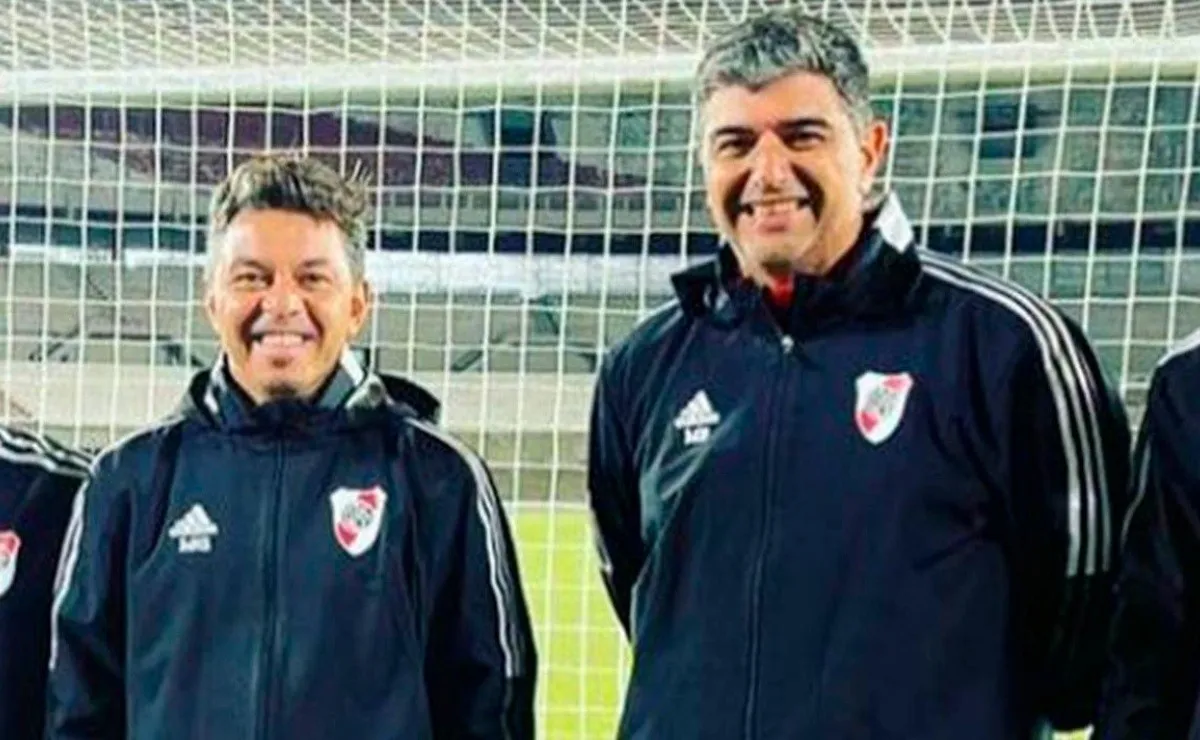 Marcelo Gallardo y Matías Biscay, una dupla memorable.