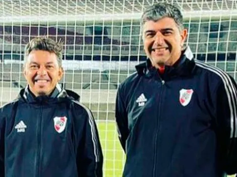 Dos gigantes: el abrazo y la charla entre Biscay y Gallardo