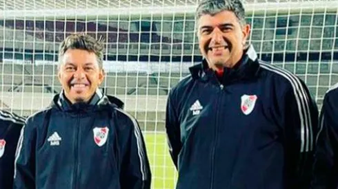 Marcelo Gallardo y Matías Biscay, una dupla memorable.