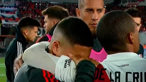 Quintero llora desconsolado.