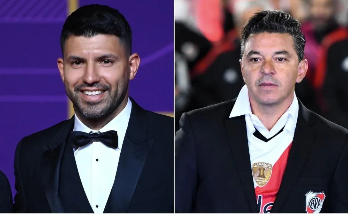 Agüero le dedicó un hermoso mensaje al Muñeco en su último partido como DT de River en el Monumental.