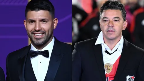 Agüero le dedicó un hermoso mensaje al Muñeco en su último partido como DT de River en el Monumental.