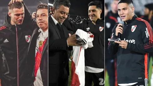 Mammana, Enzo Pérez y Juanfer le demostraron su cariño al Muñeco en las redes sociales.