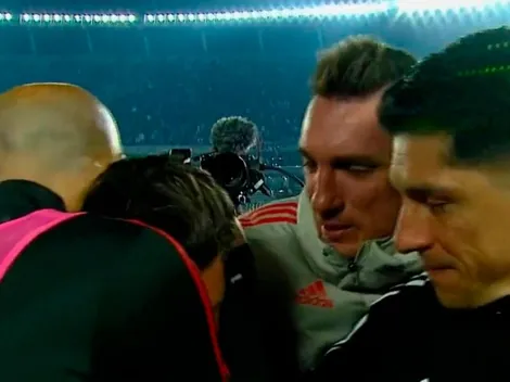 River es familia: el abrazo de los referentes con el Muñeco