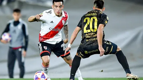 Esequiel Barco, uno de los jugadores más desequilibrantes en el triunfo ante Platense.
