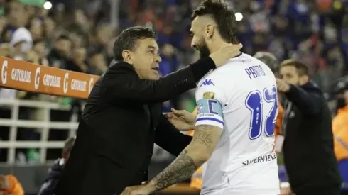 El Muñeco y el Oso, el día que se reencontraron en Liniers.