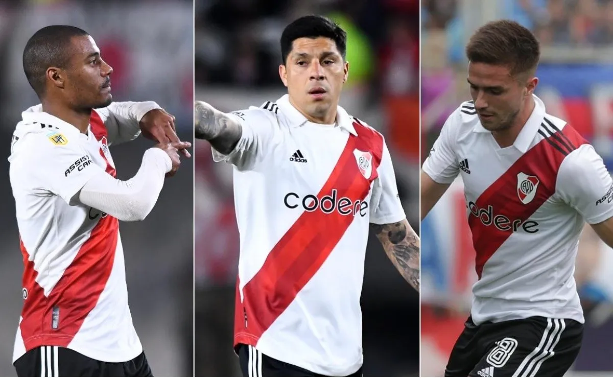 De La Cruz y Palavecino jugaron de doble cinco cuando Enzo fue reemplazado ante Patronato.
