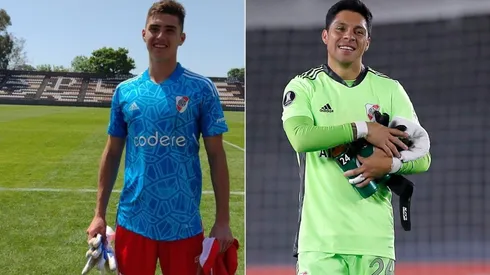 Joaquín Panichelli: autor del gol del triunfo y terminó atajando por la expulsión del arquero millonario.