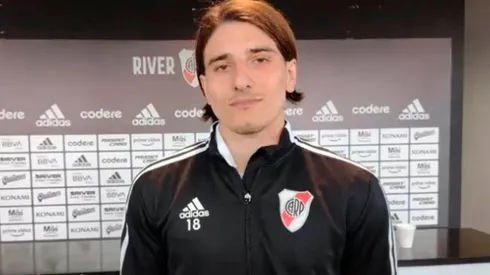 Sebastián Sánchez, volante central de la Reserva.
