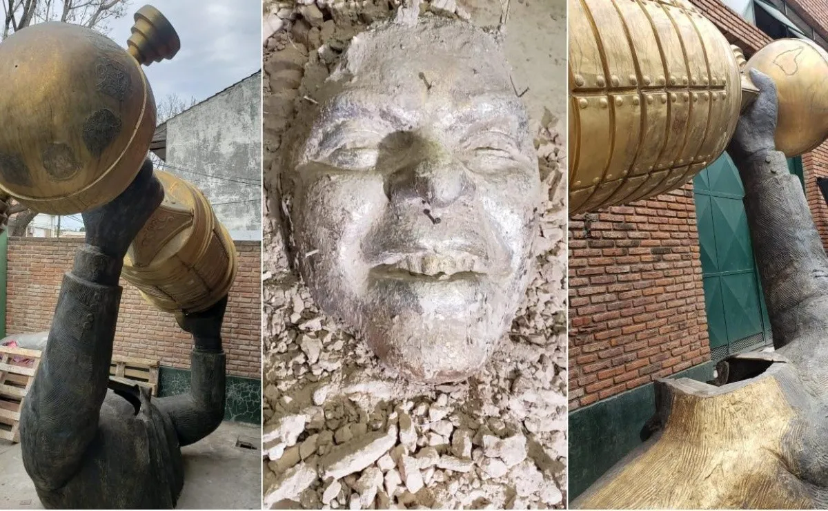 La estatua del Muñeco estará sobre Figueroa Alcorta y se presentará el 9 de diciembre de 2022.