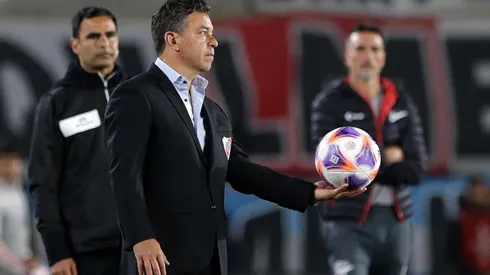 Pese a la victoria, Gallardo volvió a optar por el silencio.