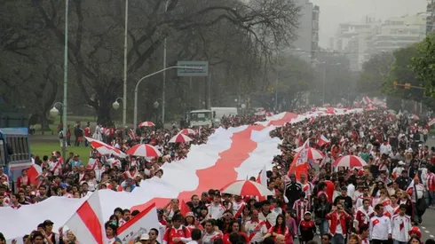 La bandera midió casi 8 kilómetros.