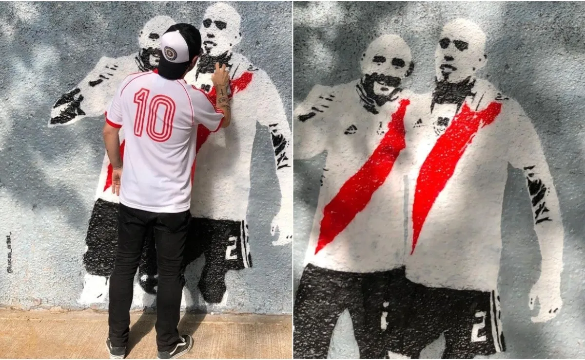 Javi y Joni fueron homenajeados en las adyacencias del Monumenal.