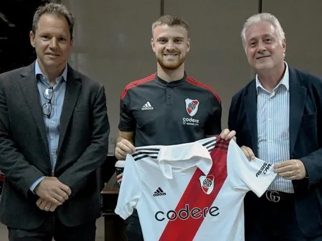 Puso la firma: Beltrán extendió su contrato con River