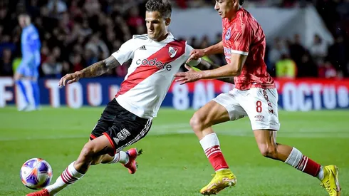 Bruno Zuculini fue amonestado en La Paternal y se perderá el próximo partido.