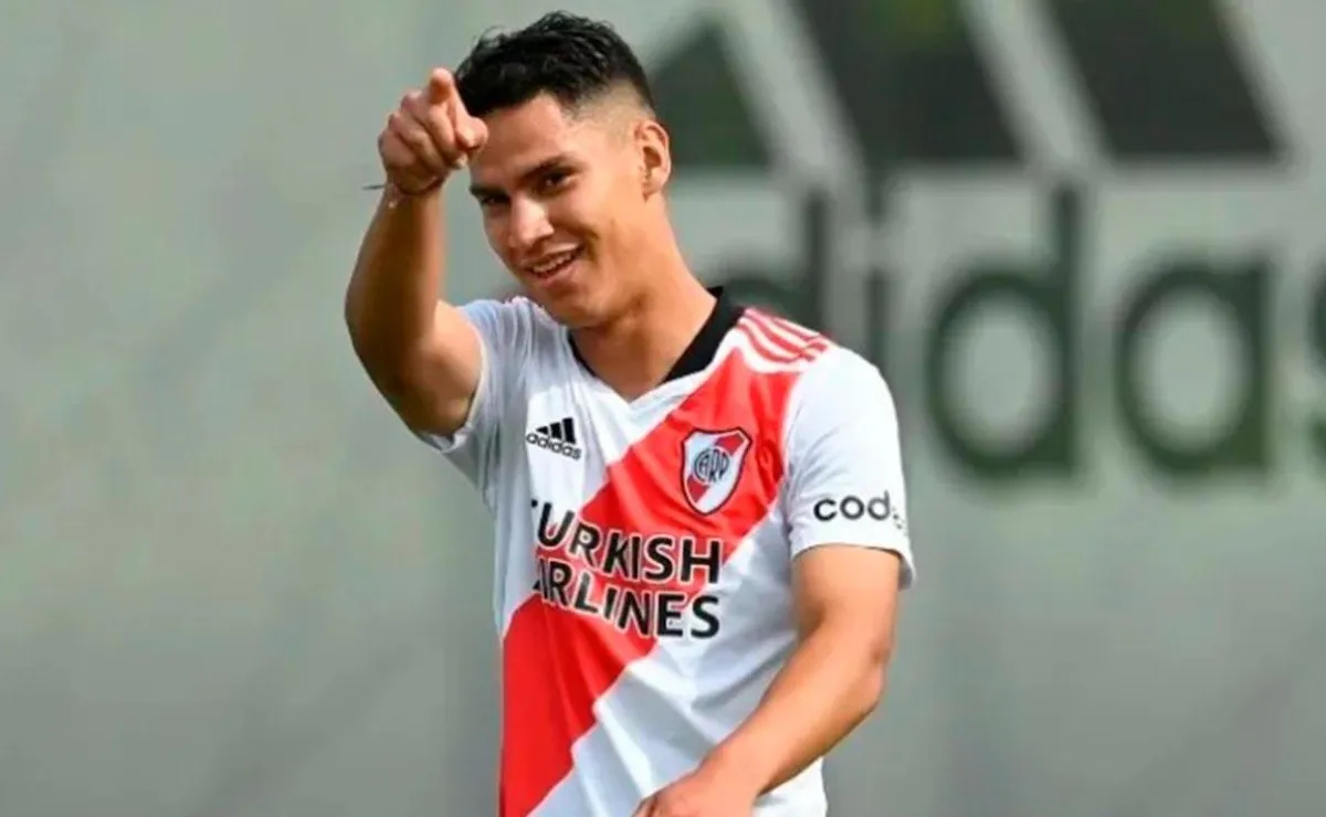 Londoño anotó el único gol del partido ante Argentinos.