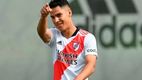 Londoño anotó el único gol del partido ante Argentinos.