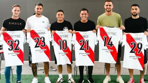 Las primeras incorporaciones de River en el mercado de verano del 2022.
