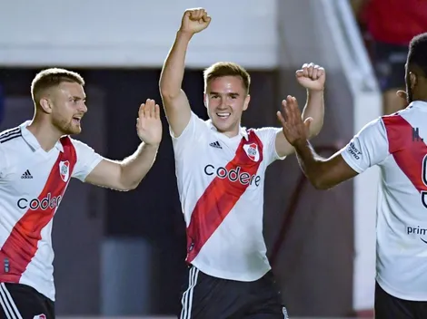 River goleó a Argentinos y se acomodó en la tabla anual