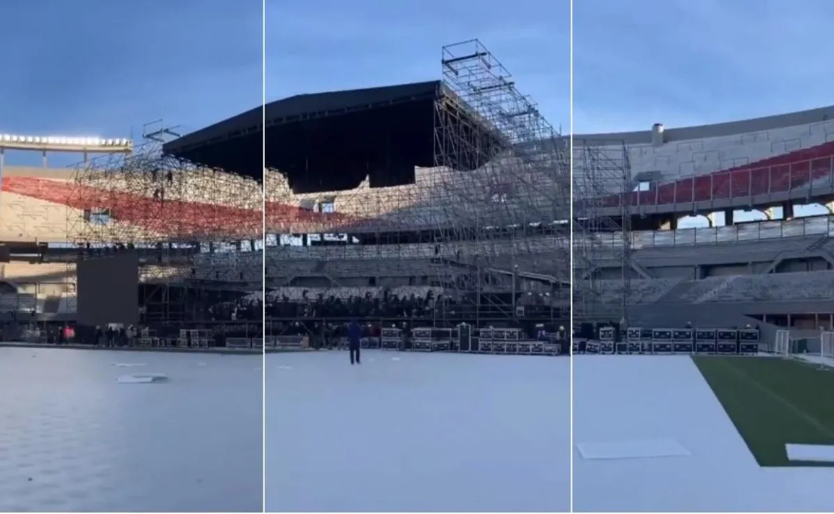 El terreno de juego estará protegido durante el show de Guns N' Roses.