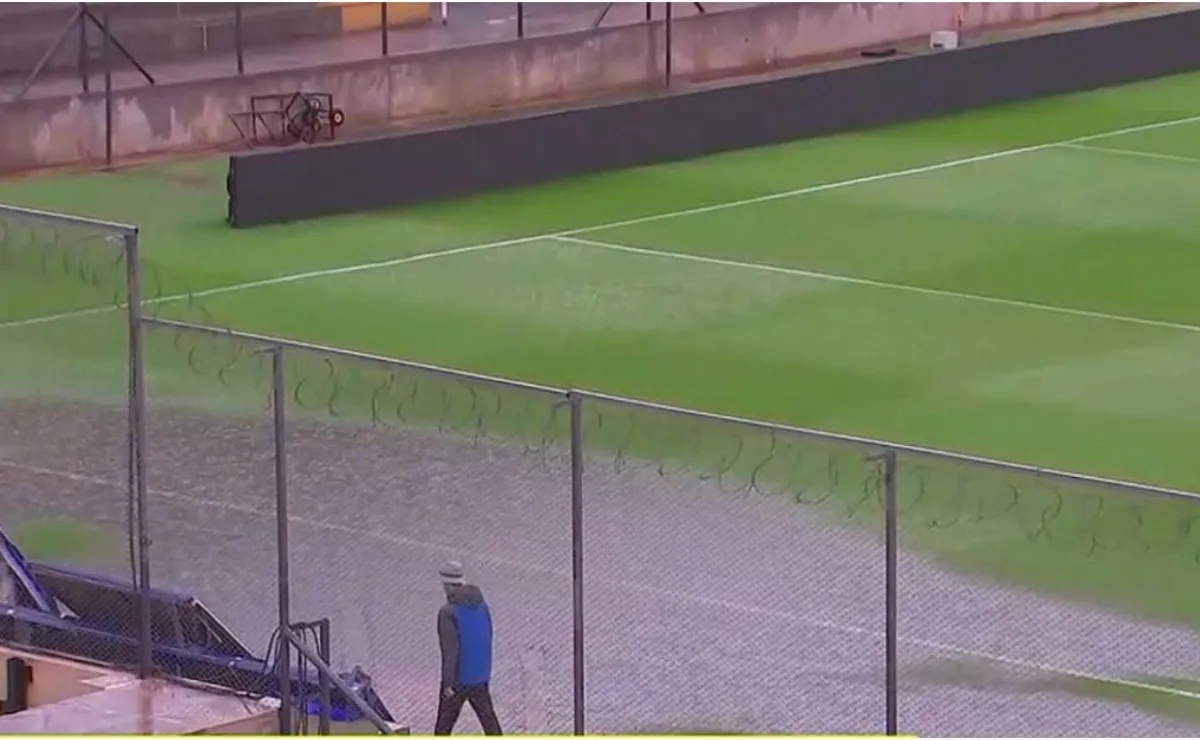 Así está el terreno de juego donde River enfrentará a Patronato por la Copa Argentina.