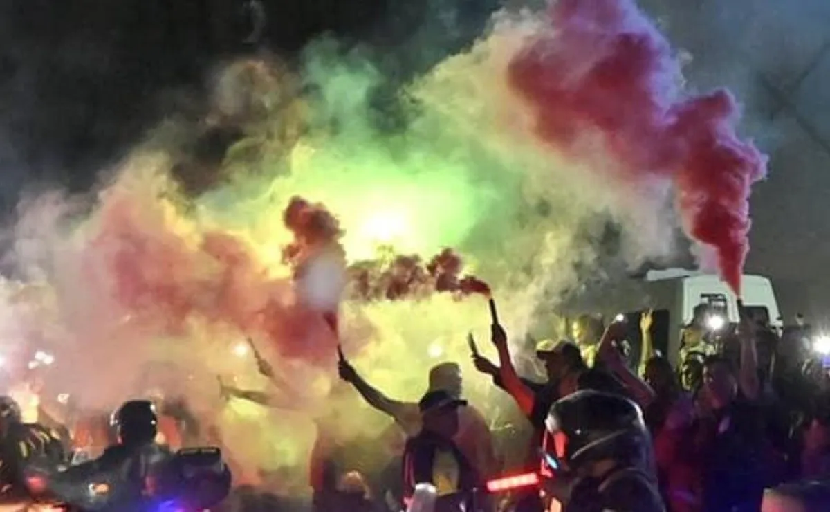Los hinchas millonarios preparan una gran fiesta en La Rioja.