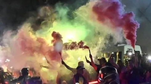 Los hinchas millonarios preparan una gran fiesta en La Rioja.