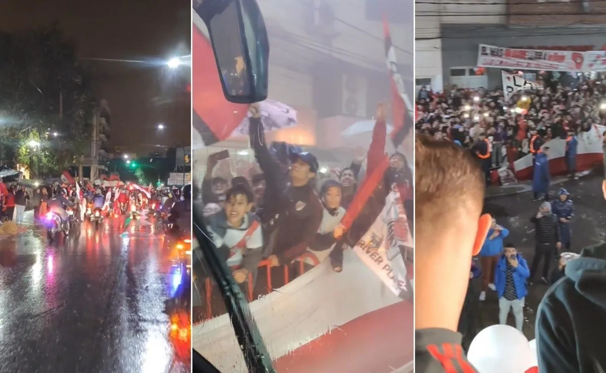 Locura en La Rioja con la llegada de River