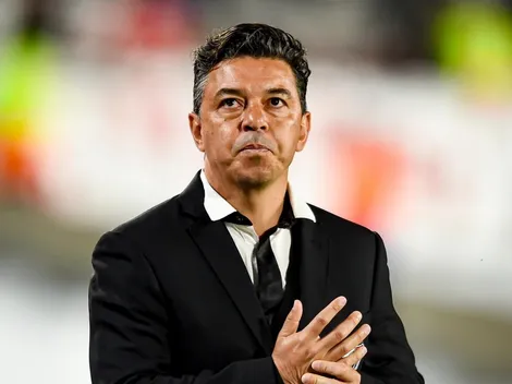 Silencio: Gallardo no habló tras la derrota ante Talleres