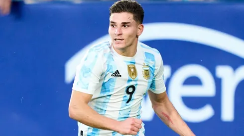 Julián anotó su segundo tanto con la camiseta de la Selección Argentina.