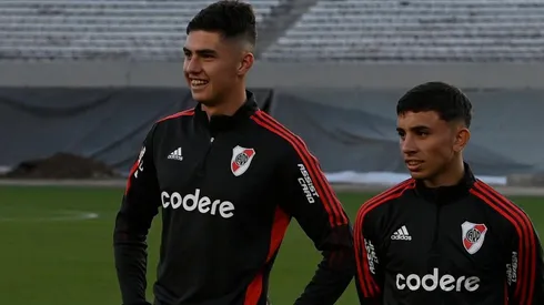 El delantero y el volante participaron de su primera práctica oficial con el plantel profesional.