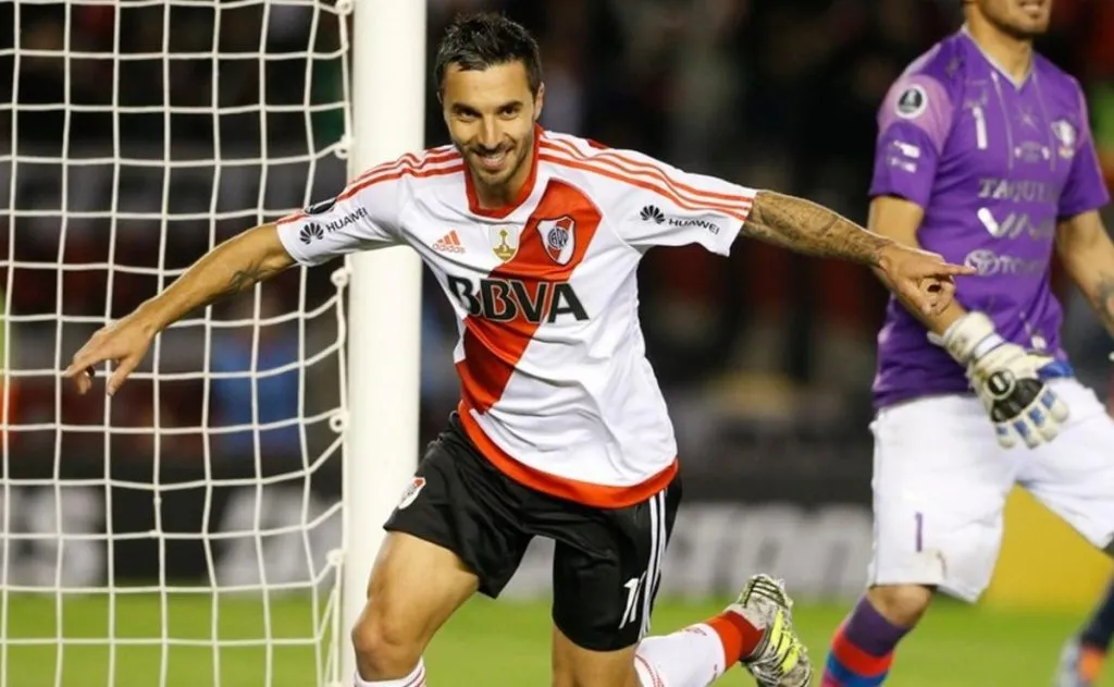 Nacho Scocco convirtió 38 goles en River.