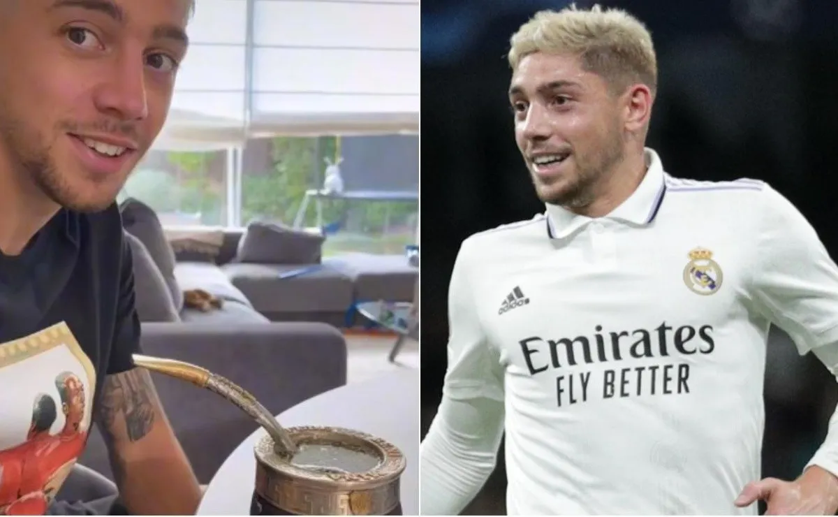 Federico Valverde la está rompiendo en el Real Madrid y es una fija para representar a Uruguay en el Mundial.