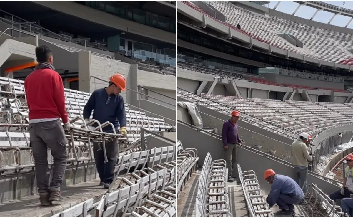 Las obras continúan y se quitaron los históricos asientos de la tribuna Centenario.