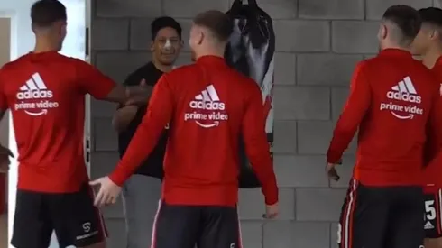 Aliendro se reencontró con sus compañeros