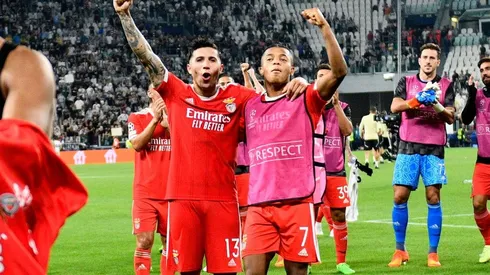 Enzo Fernández ganó todos los partidos que disputó con la camiseta del Benfica.