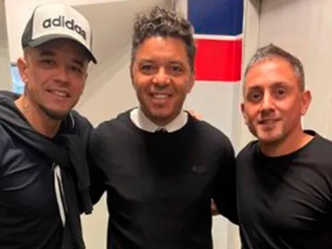 Gallardo se reencontró con D’Alessandro en el Nuevo Gasómetro