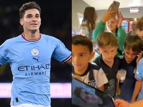 Emotivo: recibió el saludo de Julián por su cumpleaños y rompió en llanto