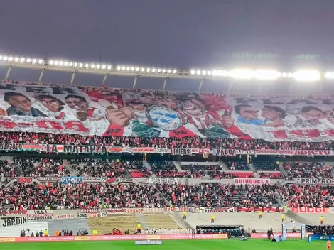 El telón que reapareció en el Monumental