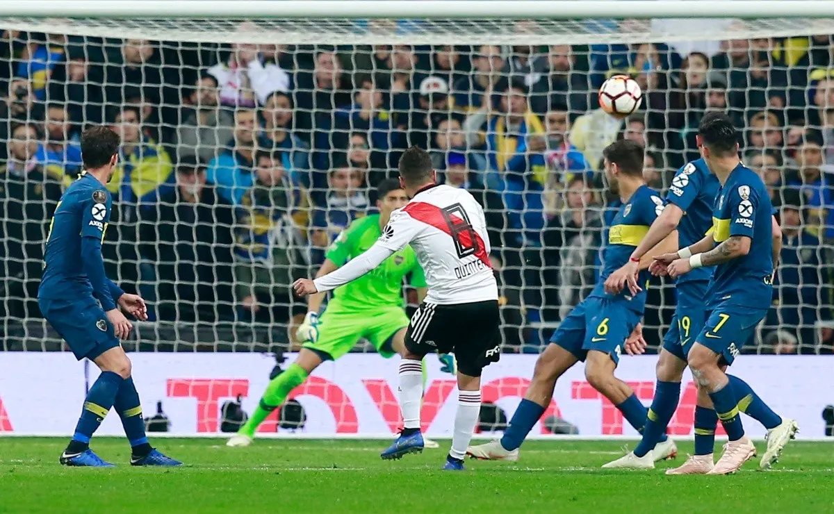 La última final que disputaron River y Boca fuera del país fue la Copa Libertadores 2018.