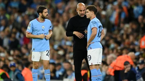Pep mandó a Julián a la cancha a los 57 minutos.
