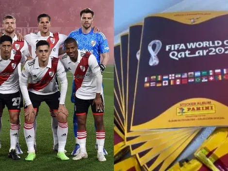 Otro jugador de River enloquecido con las figuritas del Mundial