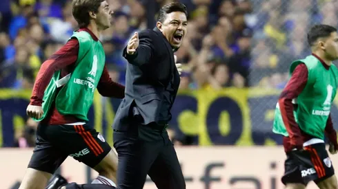 El Muñeco celebra el pase a la final de la Copa Libertadores 2019 tras dejar en el camino a Boca en la Bombonera.