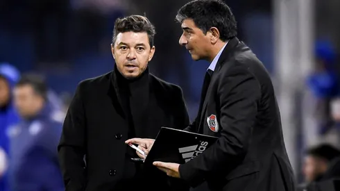 Sonríe el Muñeco pensando en el superclásico.