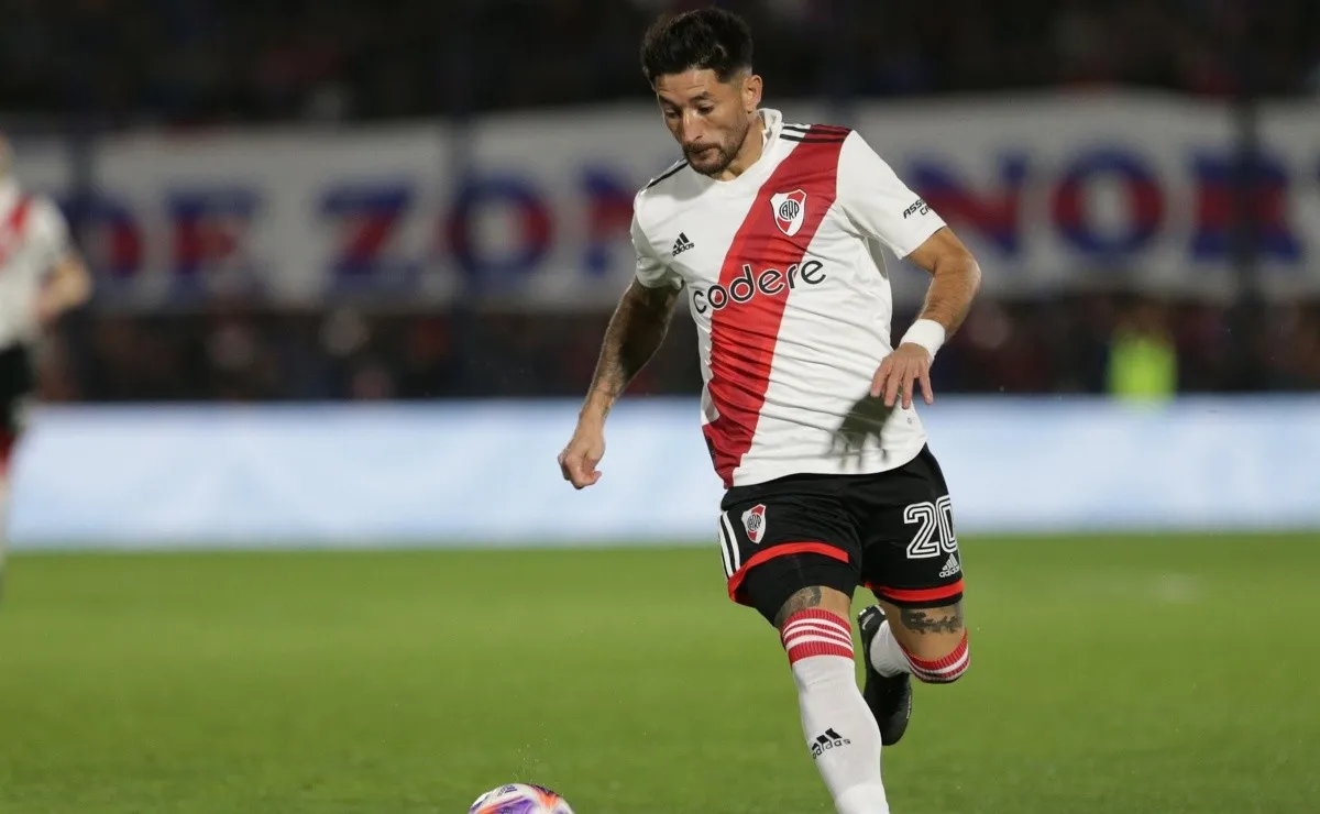 Milton Casco será el capitán de River ante Barracas Central.
