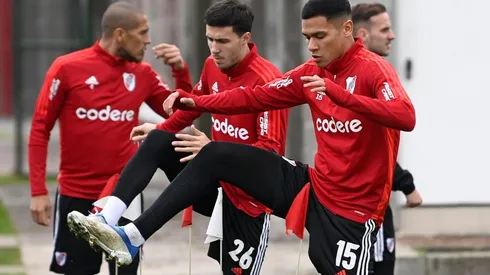 Herrera trabajó diferenciado en el River Camp