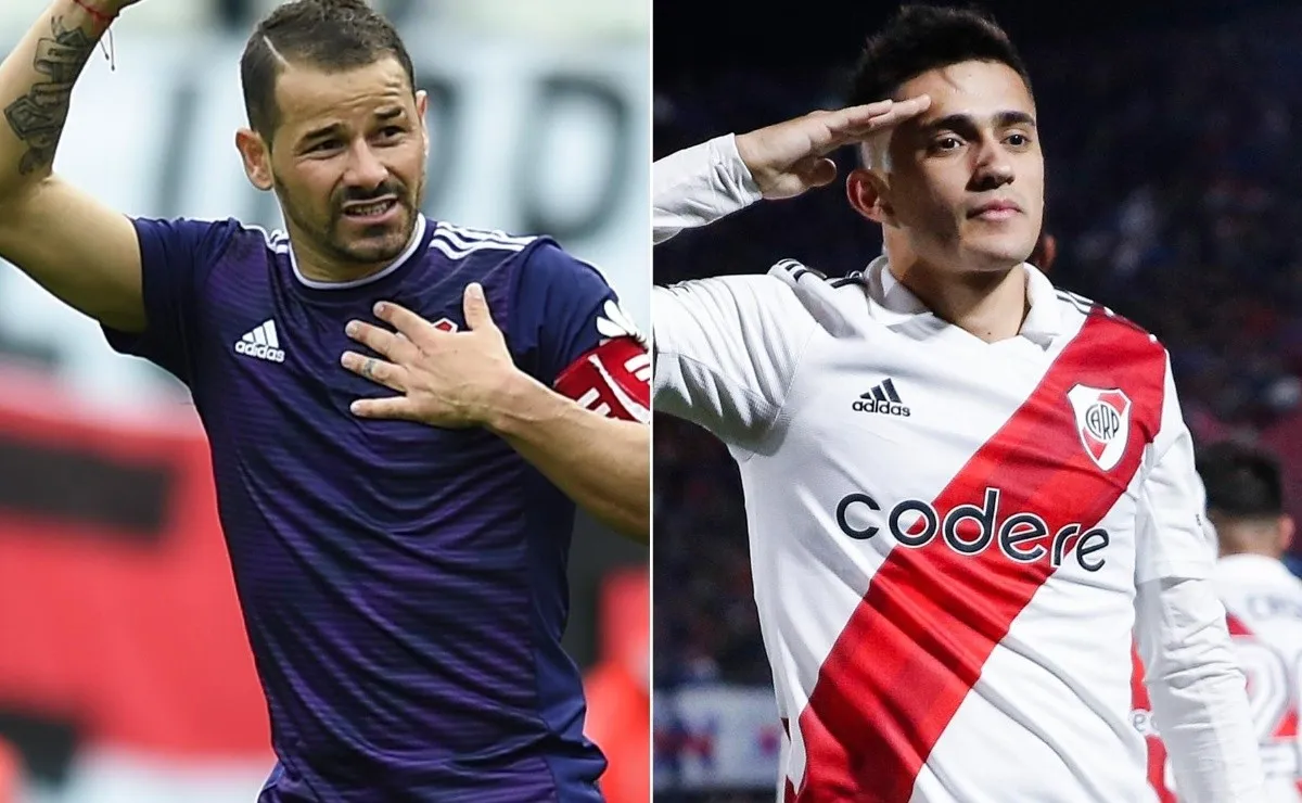 El ex delantero millonario, rendido a los pies de Pablo Solari.