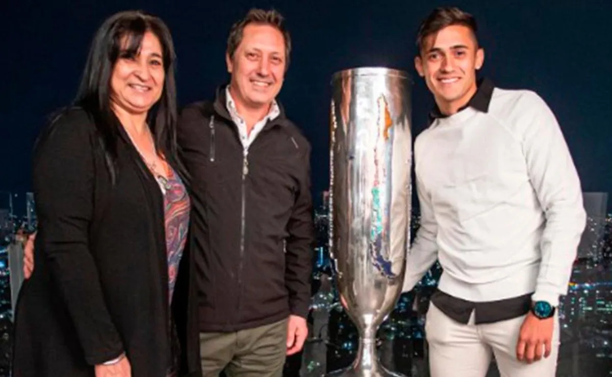 Susana, Víctor y Pablo Solari.