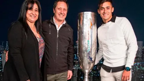 Susana, Víctor y Pablo Solari.