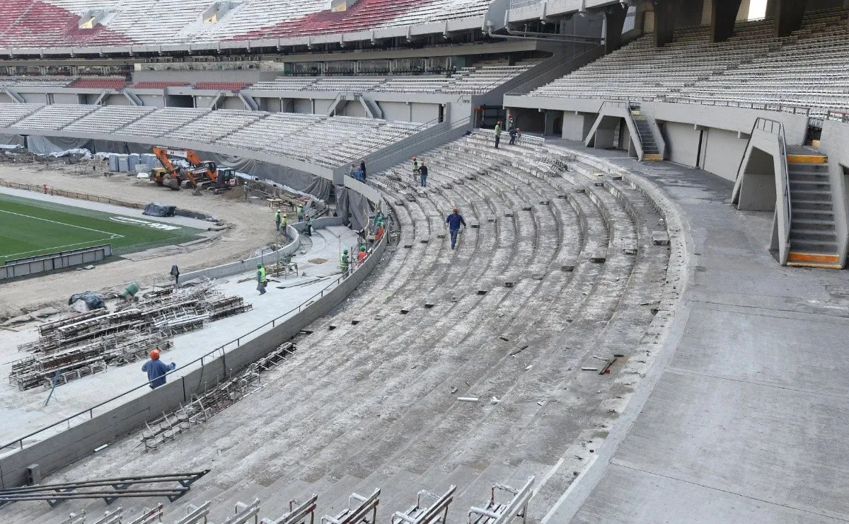 Así luce el Monumental actualmente.